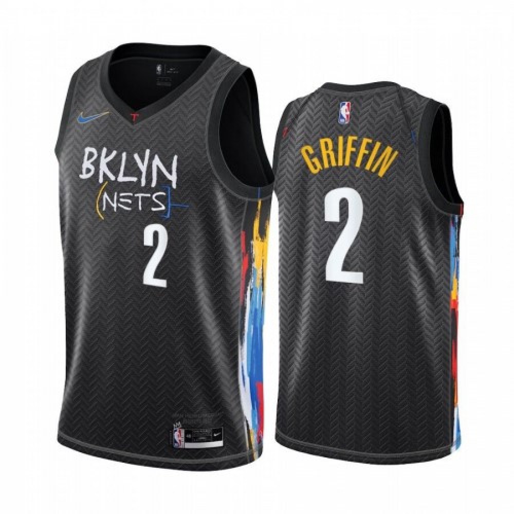 Men's Brooklyn Nets Blake Griffin #2 Black 2020/21 Swingman Jersey - City Edition-Pro Kit Vault | Brand New 26/27 Sports Jerseys